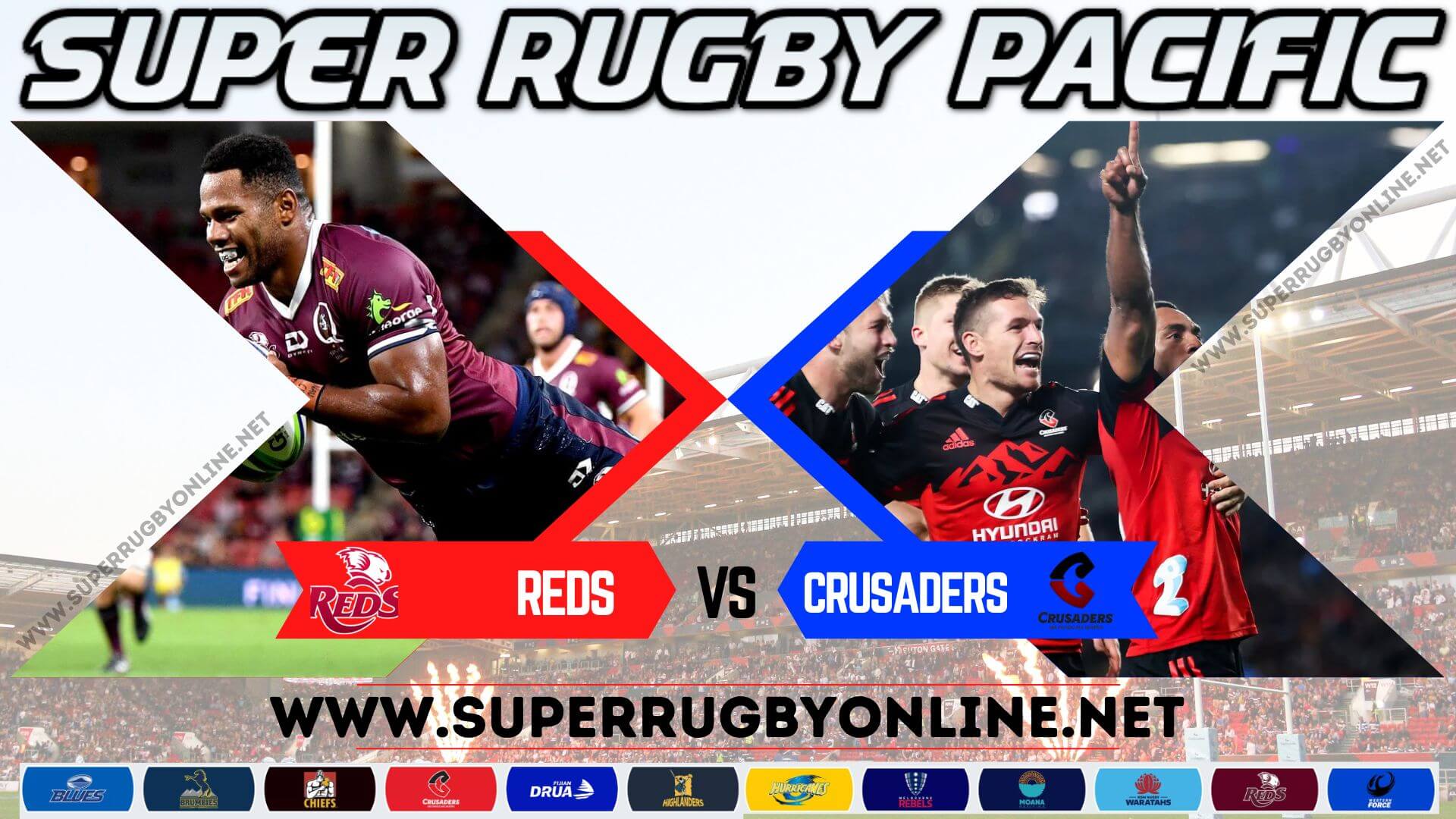 Reds vs Crusaders Live Stream 2023 | Super Rugby Pacific RD 6 & Match Replay slider